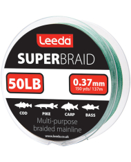 Leeda Super Braid Fishing Line - 150 Yard Spool