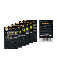 Guru Super MWG Eyed PTFE Coated Barbed Hooks