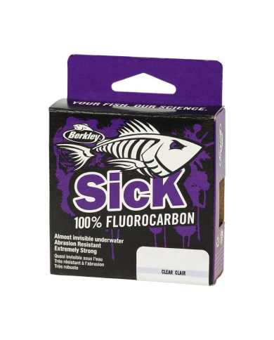 Berkley Sick 100% Fluorocarbon Leader Clear