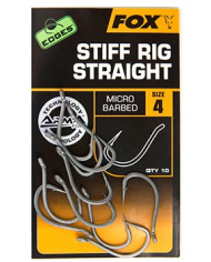 Fox Edges Stiff Rig Straight Hooks