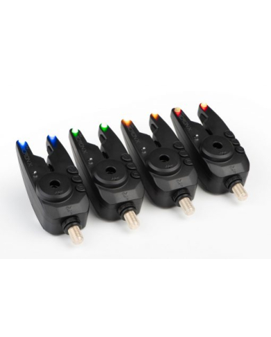 Fox Mini Micron X Bite Alarm 4 Rod Presentation Set