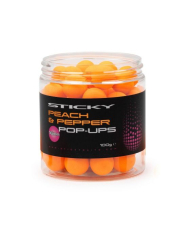 Sticky Baits Peach & Pepper Pop-ups - 12mm