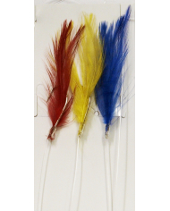 Dennett Saltwater Pro 3 Hook Coloured Feather Rigs