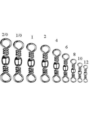 Dennett Black Barrel Swivels 10 per Bag