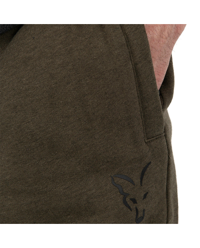 Fox Collection Green & Black Lightweight Fishing Jogger Shorts