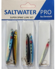 Dennett Super Sprat Kit 5 Asstd Sea Lures