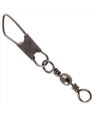 Dennett Nickel Crane Interlock Snap Swivels Size 1
