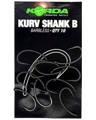 Korda Kurv Shank B Hooks Size 10