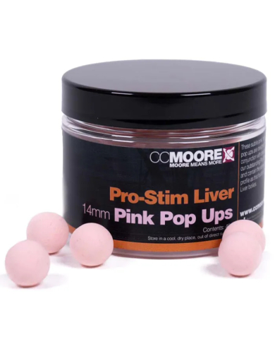 CC Moore Pro Stim Liver Pop-ups - Pink 14mm
