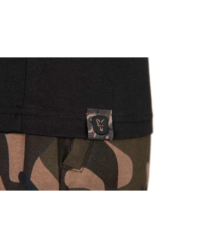 Fox Camo Logo Black T-Shirt
