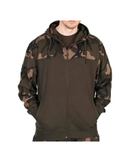 Fox Lightweight Khaki & Camo Split Zip Hoodie