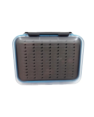 Dennett Clear Double Fly Box Tri Cut Foam (182 Flies)