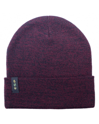ESP Beanie Hat Maroon/Black