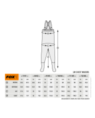 Fox Light Weight Chest Waders Camo