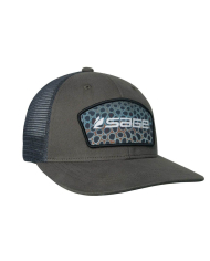 Sage Patch Trucker Hat Green - Brown Trout