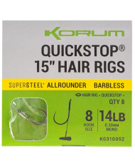 Korum Big Fish 15\" Quickstop Hair Rigs