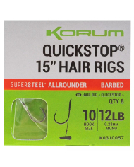 Korum Big Fish 15\" Quickstop Hair Rigs