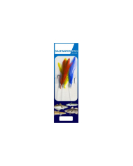 Dennett Saltwater Pro 3 Hook Coloured Feather Rigs